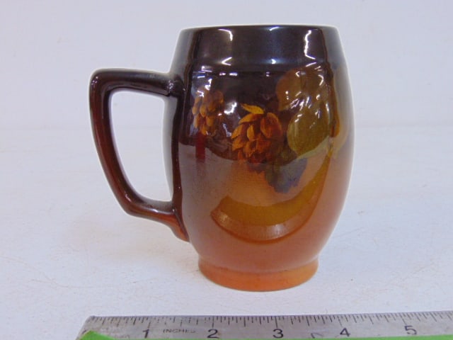Rookwood art pottery mug by Carl Schmidt, 1898, good condition, height is 4.75" (1 of 4)