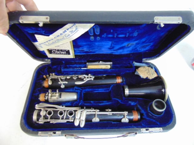 Buffet Crampon & Co, clarinet in case, case is 14.75" by 8.25" (1 of 5)