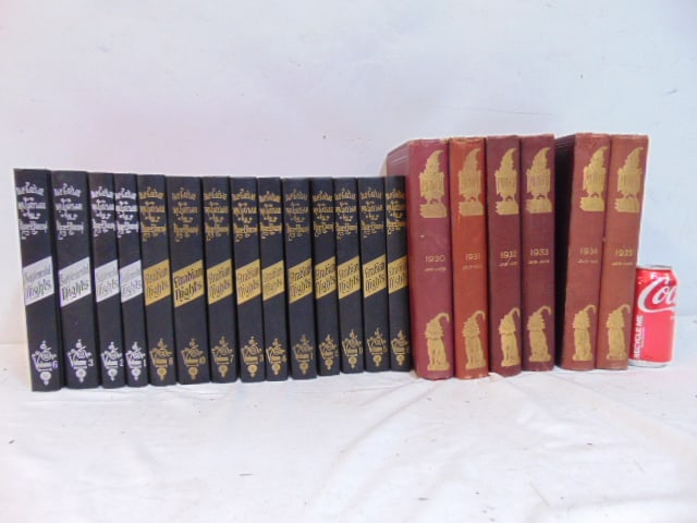 2 sets of books, The Book of the Thousand Nights and a Night, 14 volumes (4 "Supplemental nights) by (1 of 9)