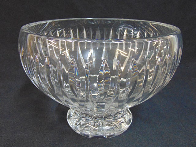 Waterford cut crystal bowl, 9.75" wide, height is 6.75" (1 of 4)