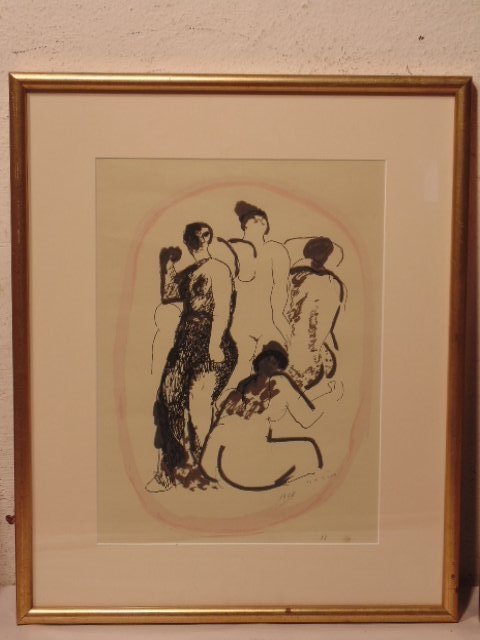 Set 3 lithographs, sgd. Marino Marini: Set 3 lithographs, Riposo 1927, 1948 & Il Cammeo, sgd. & numbered Marino Marini, Dimensions: 15" by 11", Condition: Provenance: Grammercy Art club collection NYC New York, Note: All items are sold "as