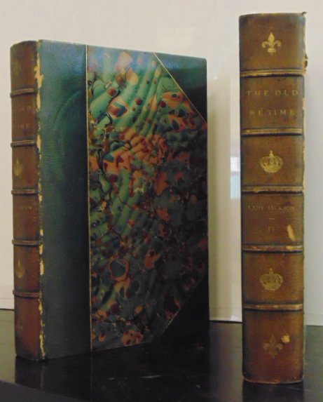 Books, 2 volumes, "The Old Regime": Set of books, 2 volumes, "The Old Regime". Note, all property herein offered for sale is strictly "as is", and it is the bidder's responsibility, whether bidding in person, by mail, by e-mail or by te