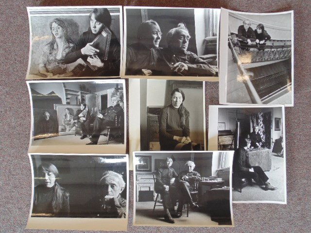 Lot 8 photographs, Susan Kahn & Moses Soyer: Lot 8 photographs, Susan Kahn & Moses Soyer,, photograph by Budd, 145 West 71st street, NYC, 10" by 8" each. Note, all property herein offered for sale is strictly "as is", and it is the bidder's resp