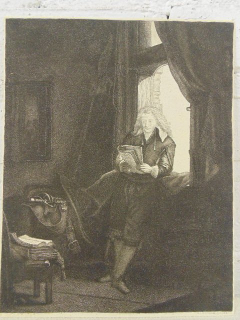 Rembrandt etching, "Burgemeester Jan List" (1 of 5)