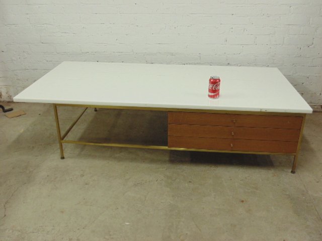 Milkglass top coffee table by Paul McCobb for Calvin (1 of 8)