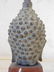 Tibetan Buddha bronze head bust, 7.5" - 4