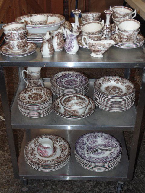 Large set Tonquin pattern Royal Staffordshire by (1 of 9)
