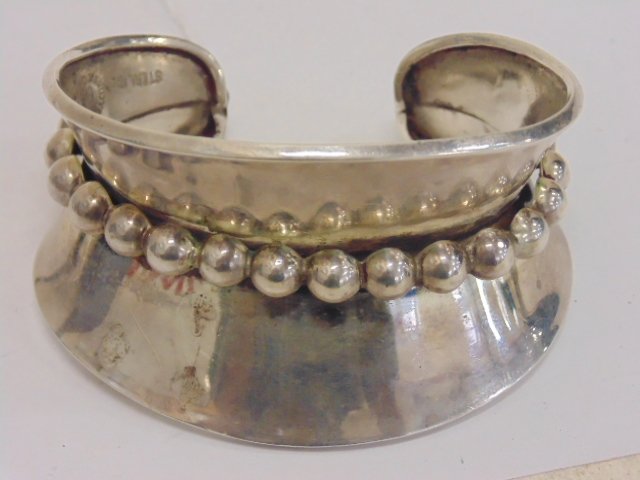 J. Sotelo Mexican sterling bead cuff. (1 of 5)