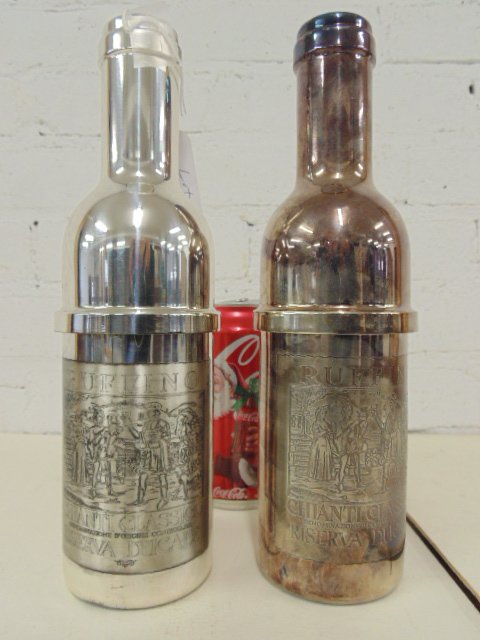 2 sterling bottle covers, "Ruffino Chiante Classico", (1 of 6)
