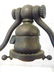 Tiffany desk lamp with Favrile shade, harp, - 8