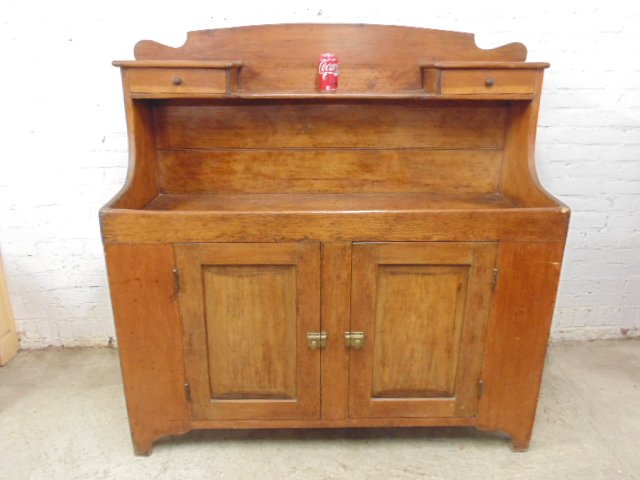 Antique pine country drysink (1 of 7)