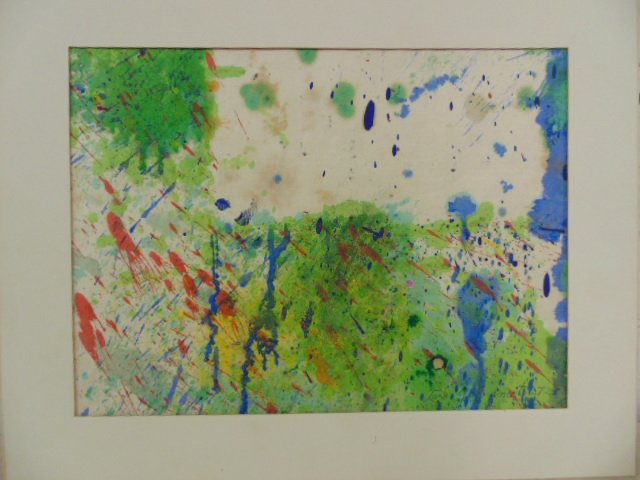 Watercolor on paper,  Taro Yamamoto, 1972 (1 of 5)