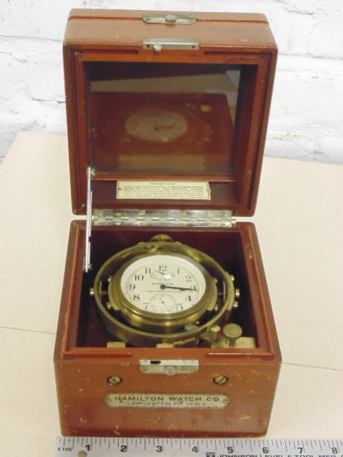 Hamilton mounted Chronometer watch (1 of 8)