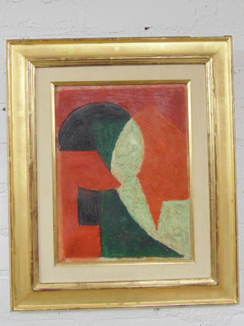 Painting, "oil study", by Joseph Lacasse, 1951 (1 of 7)