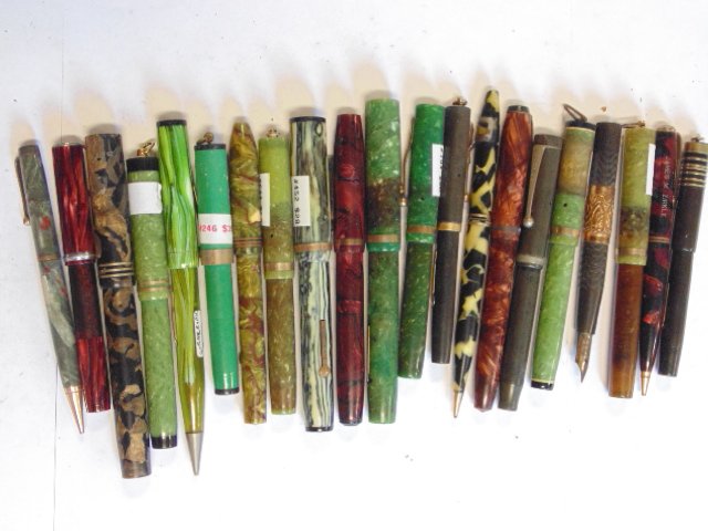 Lot fountain pens,  Sheaffer, Parker (1 of 6)