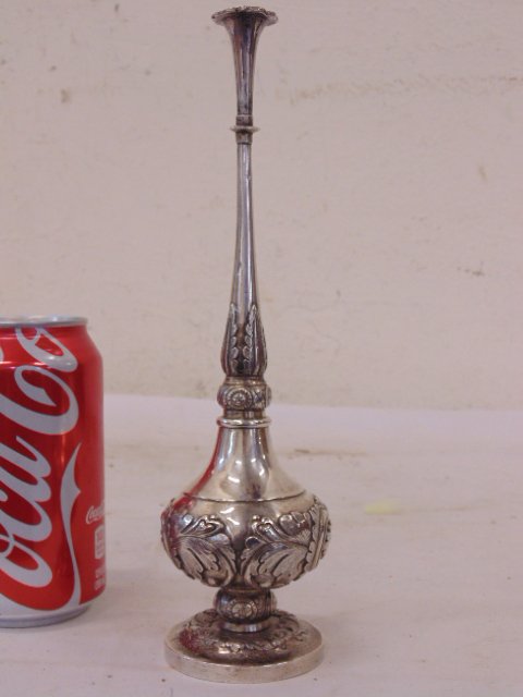 Asian silver ceremonial bottle (1 of 7)