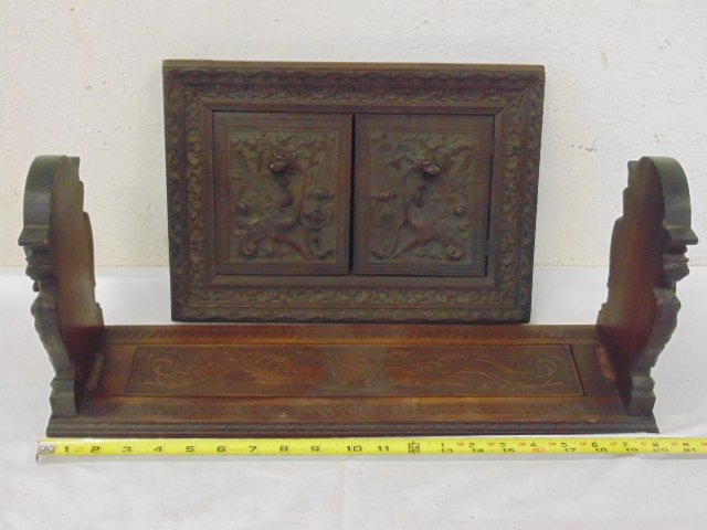 2 carved pieces, carved frame & bookends (1 of 10)