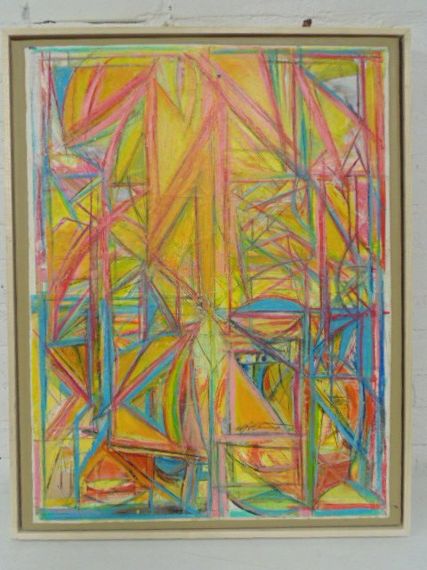 oil, collage/paper, landscape, Matin Cohen (1 of 8)