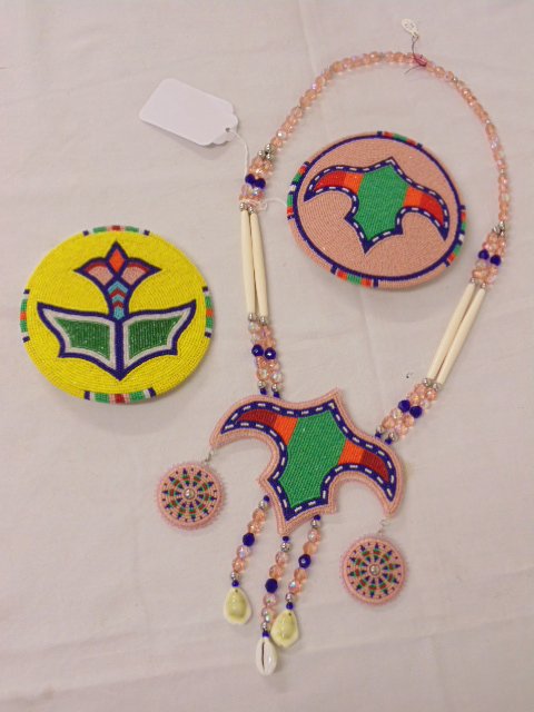 2 American Indian buckles & necklace by Rich Aitson, (1 of 8)