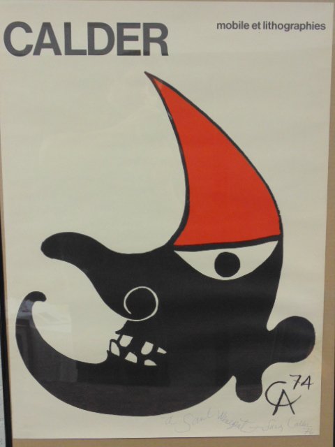 Lithograph, "Moon 1974", by Alexander Calder, signed (1 of 5)