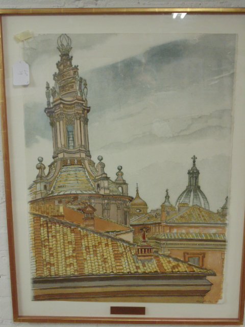 Lithograph, "St. Ivo", signed Philip Pearlstein, 1984 (1 of 5)