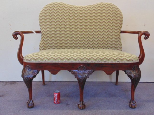 Antique Chippendale love seat (1 of 8)