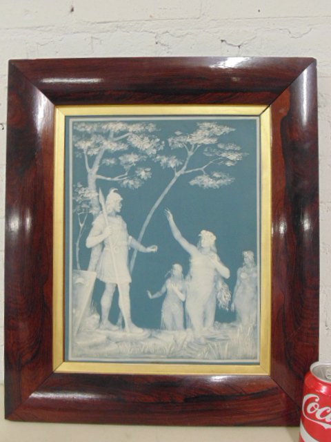 Mettlach plaque, pate-sur-pate-type (1 of 8)