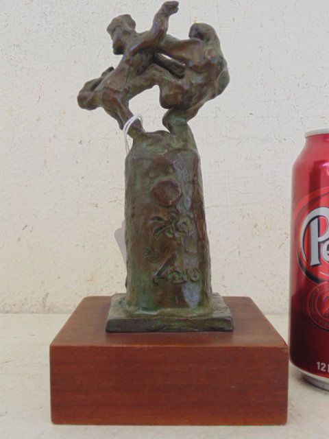 Bronze, Chaim Gross, man & dog, 23/210 (1 of 5)