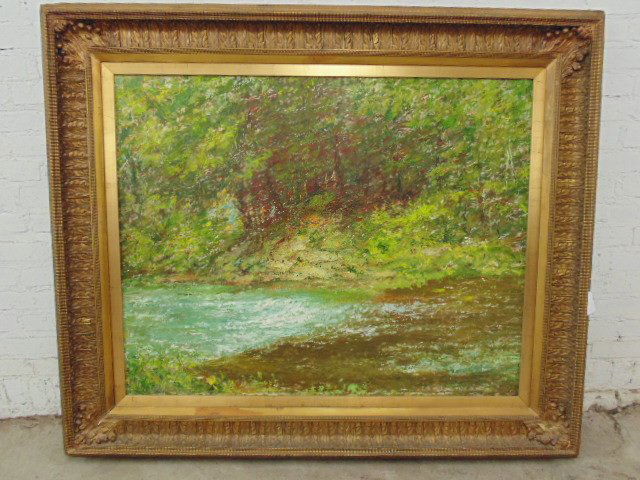 Painting,  landscape, by Howard D. Beach (1 of 8)