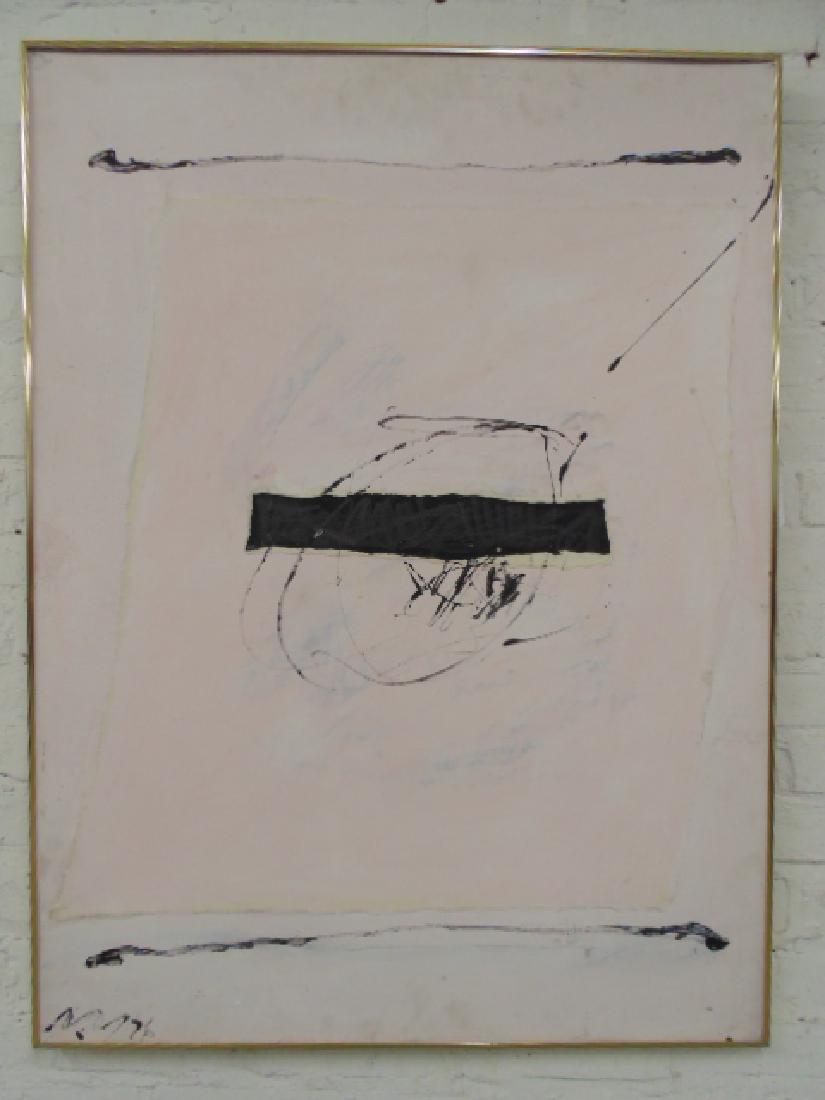 Painting, "Drawing # 2B", signed Adja Yunkers, 1976 (1 of 5)