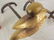 Pair gilt bronze andirons after Giacometti - 5