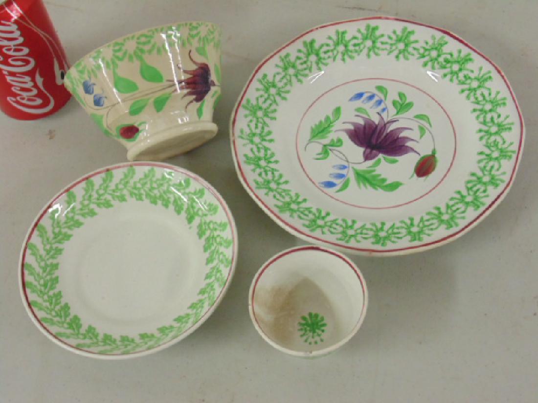 Lot Stick Spatter plate, cup, dish & bowl (1 of 5)
