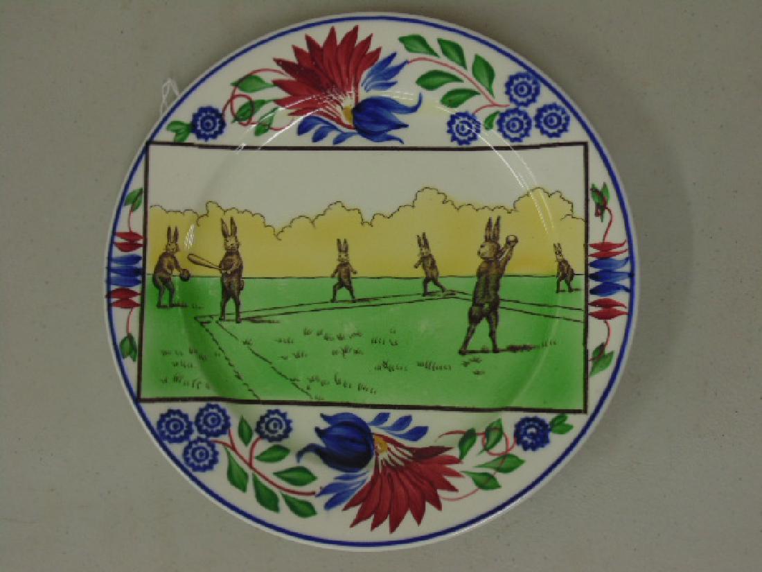Stick Spatter rabbit plate, baseball (1 of 5)