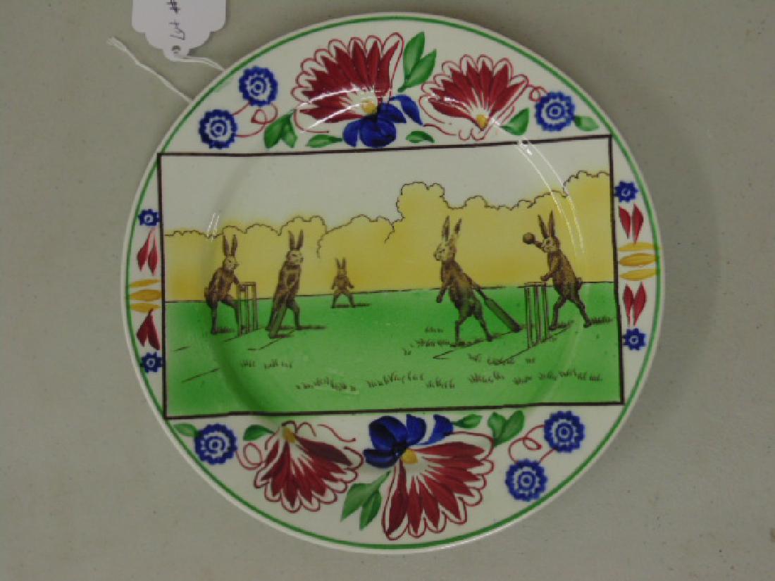 Stick Spatter rabbit plate, cricket (1 of 5)