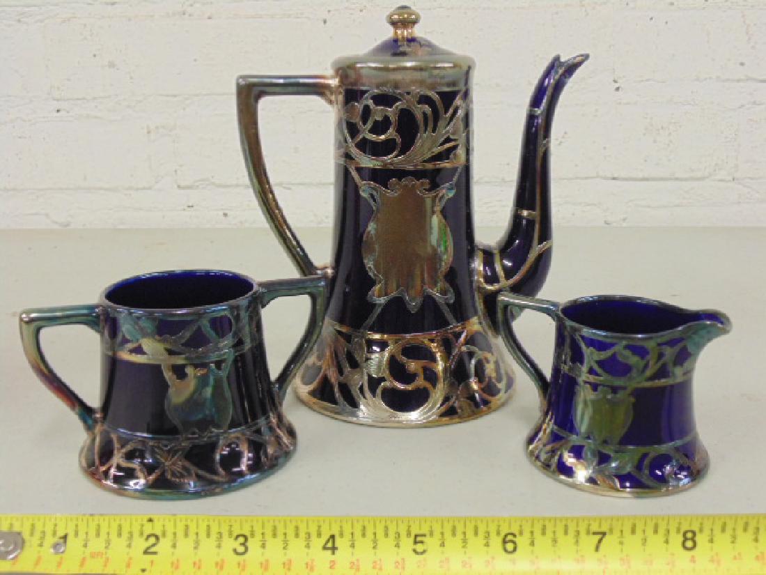 Lenox cobalt blue 3 piece tea set (1 of 10)