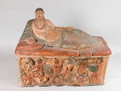 Sarcophagus in Etruscan manner