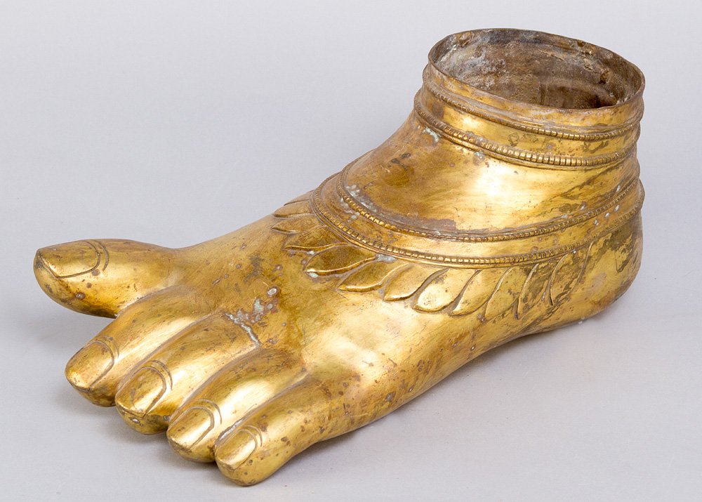 Budhas Feed, naturalistic over dimensional  Sculpture, (1 of 3)