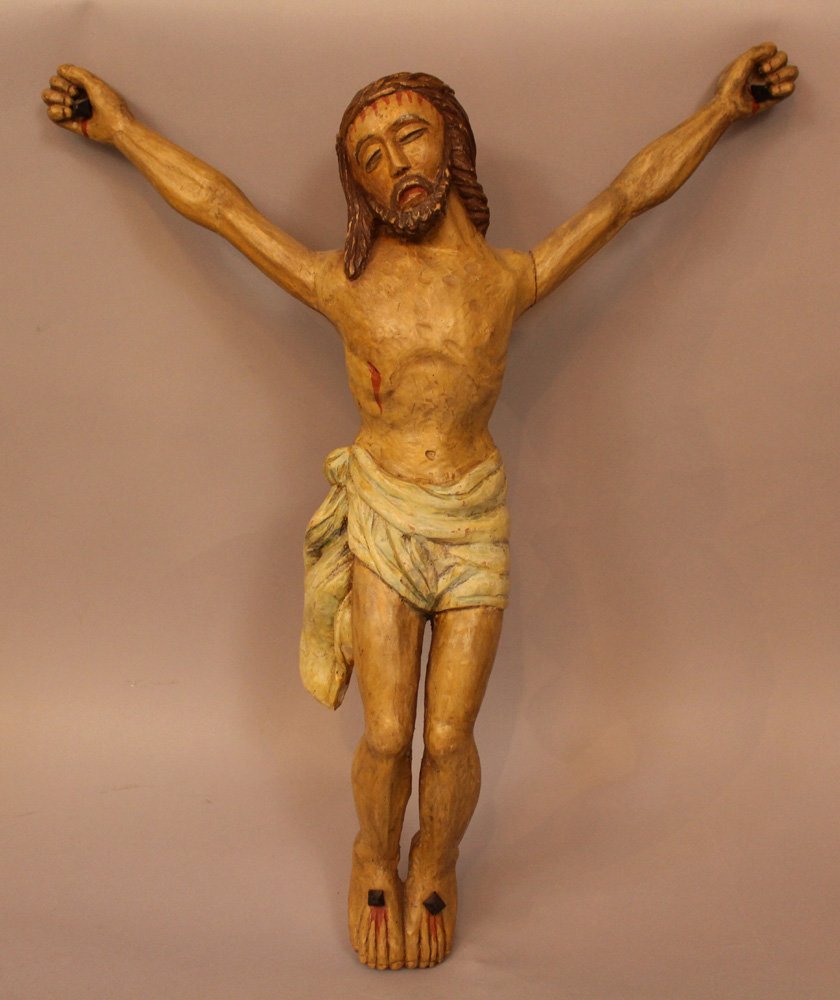 Central European Corpus Christi, wood carved in (1 of 3)