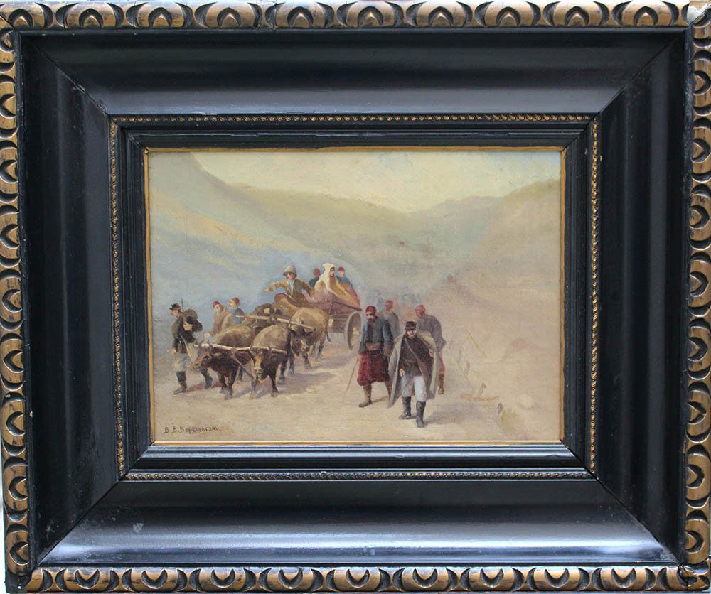 Russian Artist  from the 19th /20th Century, Scene from (1 of 3)