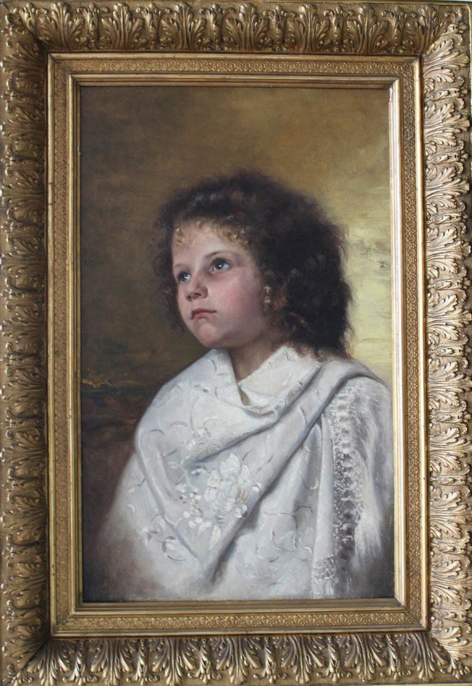 Konstantin Makowsky (1839-1915)-attributed, Girl (1 of 3)