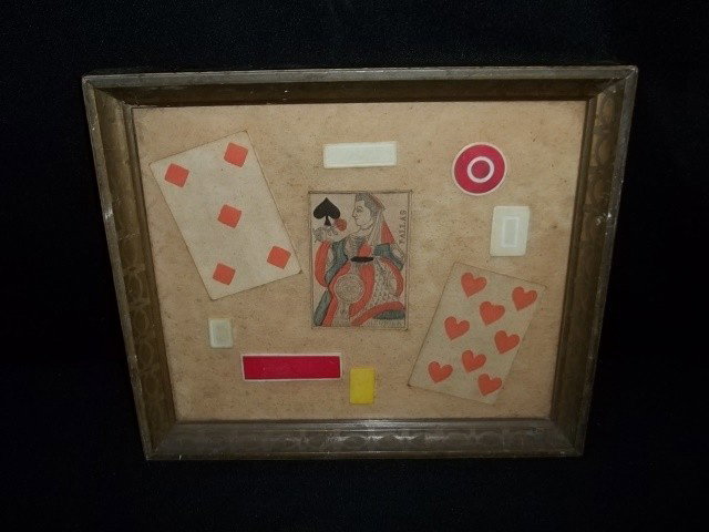 18th Century Playing Cards/Counters: Shaw Montage, back says "Eighteenth century playing cards and counters" They look authentic, but we are not 100% sure so please use your own judgement.