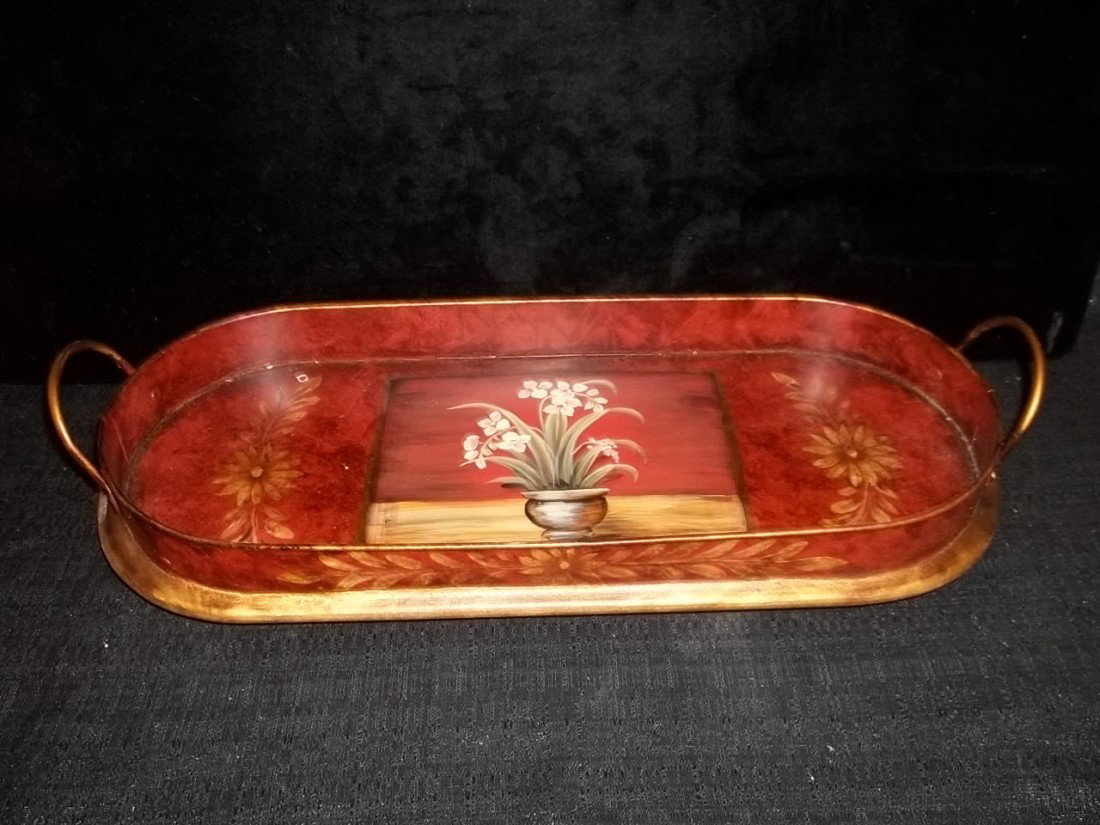 Home Décor Table Tray: 17.5 inch home decory table tray