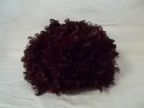 Vintage Glenover Henry Pollak Red Feather Wool Hat: Nice vintage Glenover Henry Pollak Red Feather wool lined hat.