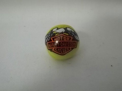 Harley Davidson Shooter Marble: 1 inch Harley Davidson shooter marble