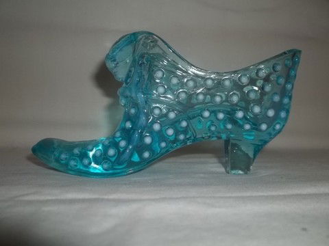 Blue Hobnail Boot: Nice blue hobnail boot