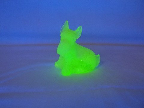 Boyd Vaseline Slaglass Scotty Dog: Nice boyd vaseline scotty dog