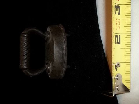 Miniature Cast Iron W Trivit: Miniature Cast Iron Iron with trivet