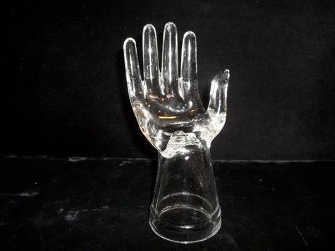 Crystal Ring Hand Holder: Crystal Ring Hand Holder 8 inch