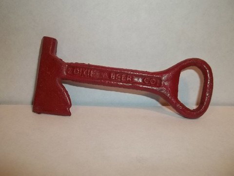 Dixie Beer Cast Iron Hatchet Bottle Opener: Dixie Beer cast iton hatchet bottle opener, reproduction