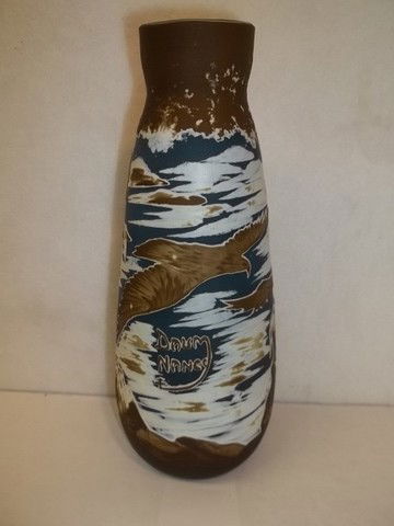 Great Daum Nancy Hand Painted Galle Vase: Great Daum Nancy hand painted galle vase 7 inch